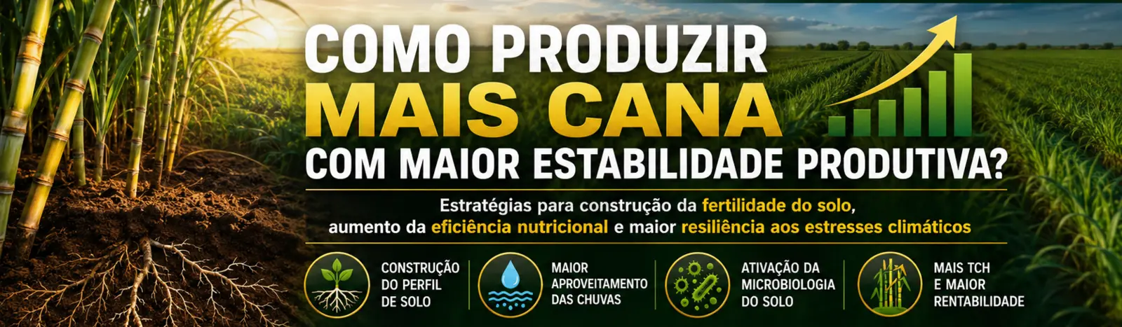 Material SuperALL para cana: perfil de solo, aproveitamento das chuvas e microbiologia